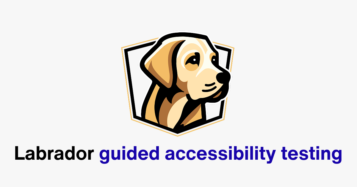 Labrador - WCAG Compliance Testing Tool | Manual Accessibility Audits